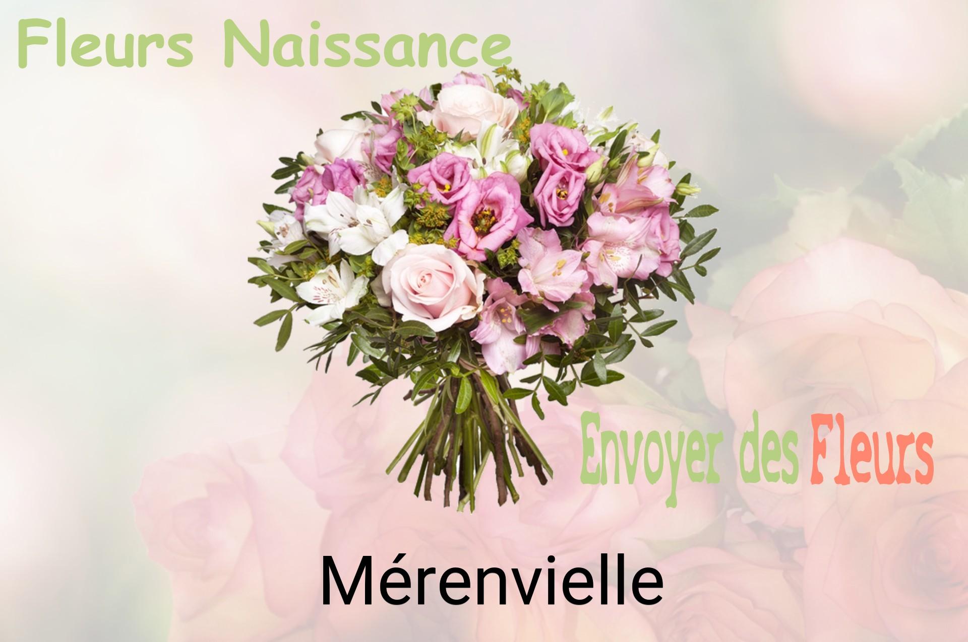 Bouquet de fleurs de naissance livré à Mérenvielle