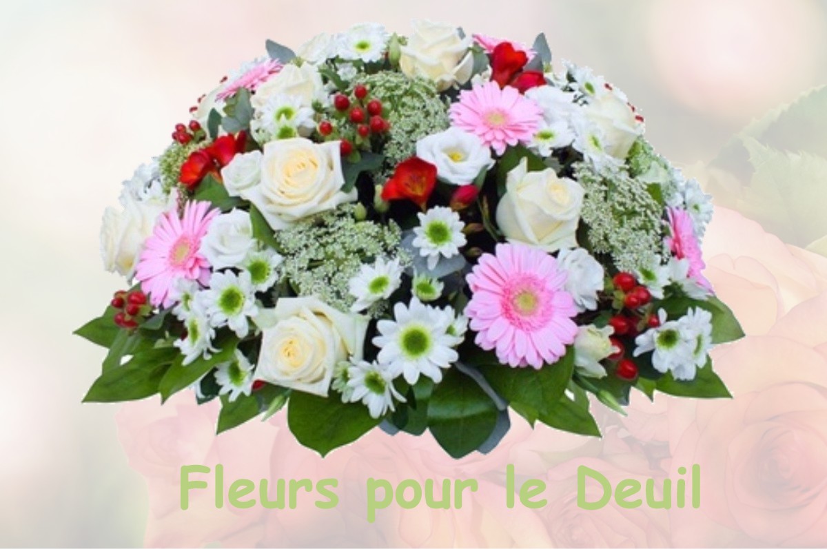 fleurs deuil MERENVIELLE